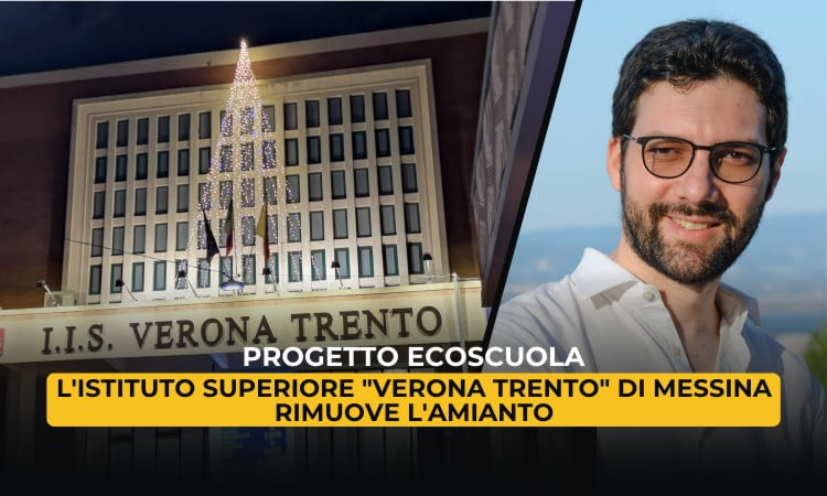 Progetto Ecoscuola: L’Istituto Superiore “Verona Trento” di Messina rimuove l’amianto